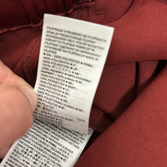 Banana Republic Luxe pull on wide leg pant M - Picture 7 of 7